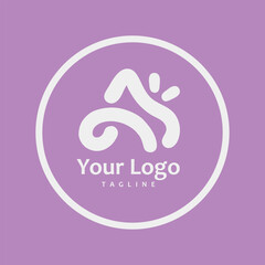 Clean and modern abstract logo template suitable for startups, digital marketing, creative studios, and business branding.