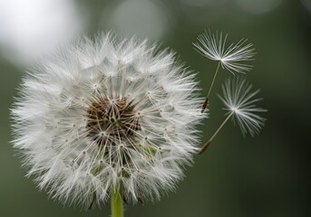Dandelion Wishes: A Macro View of Nature's Ephemeral Beauty