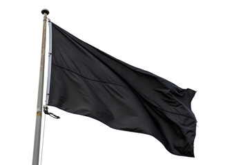 black flag waving clipart png image on transparent background