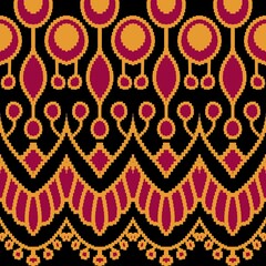 pattern batik flower damask ethnic boho ikat texture tribal geometric background