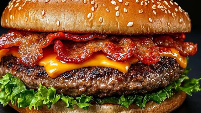 Juicy Bacon Cheeseburger