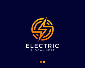 Circle electricity logo