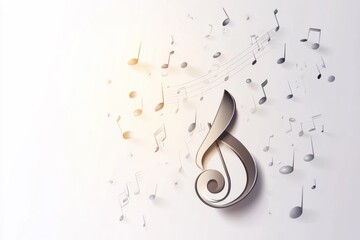 Musical celebration abstract studio graphic art creative space dynamic perspective sound and rhythm