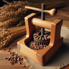 Flax stalks and extract fibers
