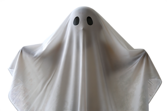 Friendly ghost costume isolated on a white background png