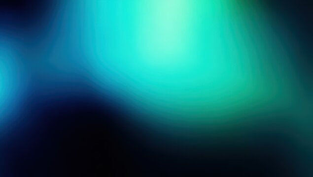 Abstract, vibrant teal and blue gradient