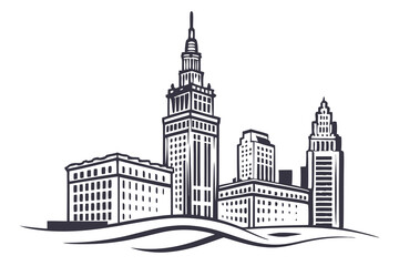 sketch of the city