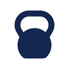 Kettlebell illustration icon. Kettlebell silhouette logo design for workout, gym, fitness