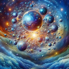 Multiverse Bubbles higher dimensional foam