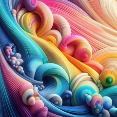 Rainbow Gradient pastel shades