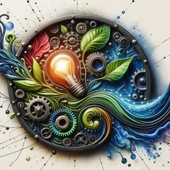 Represents Creativity obstacles with flexibility