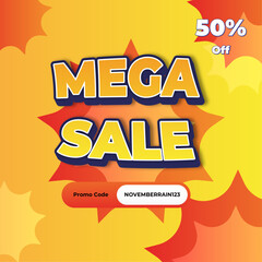 Colorful Super Sale Discount Banner Design