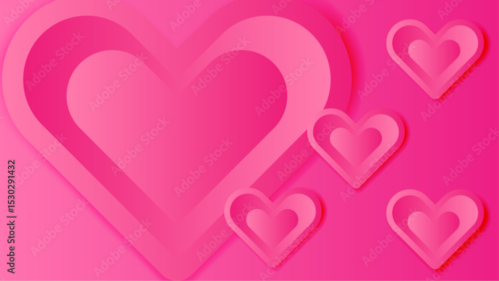 Poster pink gradient abstract background design