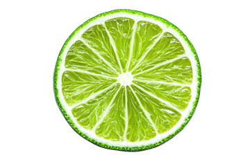 A Close-up Of A Fresh Lime Cut In Half Revealing The Juicy Segmented Flesh And The Vibrant Green Skin Against A Transparent Background
