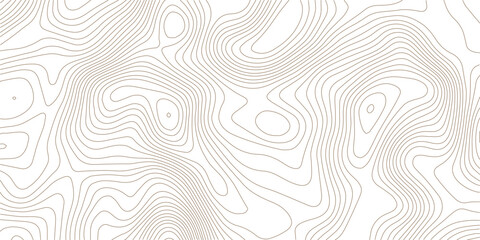 Topographic map. Geographic mountain relief. Contour maps. Abstract lines background. Vector illustration