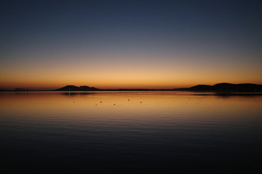sunrise on the lake