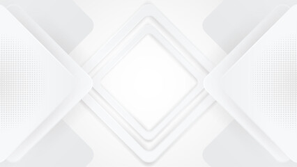 White Abstract Geometric Background Style