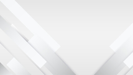 White Gradient Abstract Geometric Background