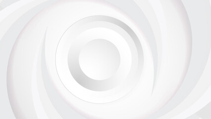 White Gradient Abstract Geometric Background