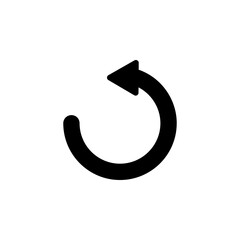 Undo Icon. Back or Return Illustration on white background