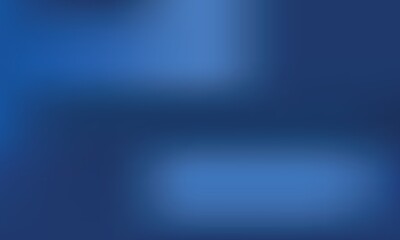 Dark Blue abstract cement wall and studio room with smoke float up the interior texture for display products wall background, Studio backgrounds. Red, blue, yellow and blue walls for photography space