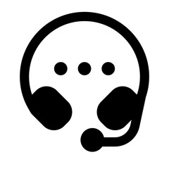 Customer Service Headset Icon