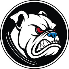 Dog logo art