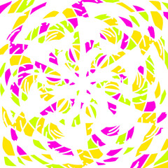 幾何学的夏のイメージ背景素材