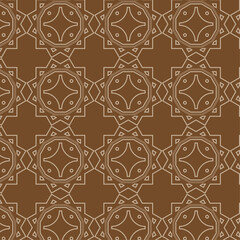 Decorative Arabic Pattern Background Layout