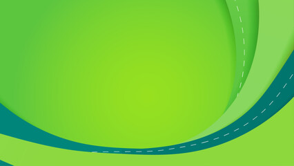Green Gradient Geometric Abstract Background