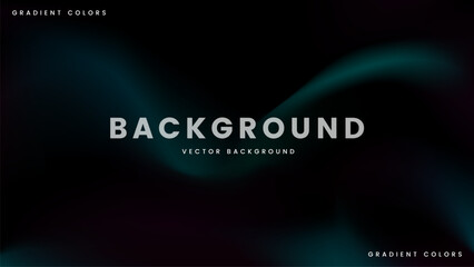 Smooth abstract background with dark tones and glowing blue tosca waves Clean and luxurious look with deep blue glowing lines perfect for luxury designs, invitations, posters, and packaging