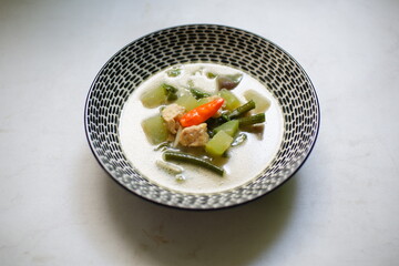bowl of sayur lodeh