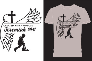 Christian typography t shirt design 