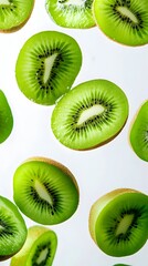 Fototapeta premium Dynamic Kiwi Fruit Composition