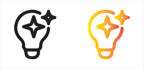 vector illustration of a burning fire