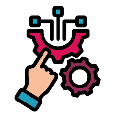 Digital Transformation Icon