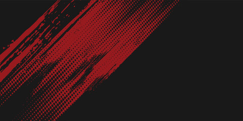 Grunge texture effect background. Distressed rough dark abstract textured. Black isolated on red. Graphic design element  modern arts