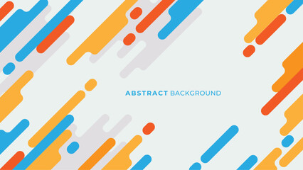 Geometric Abstract Background Composition