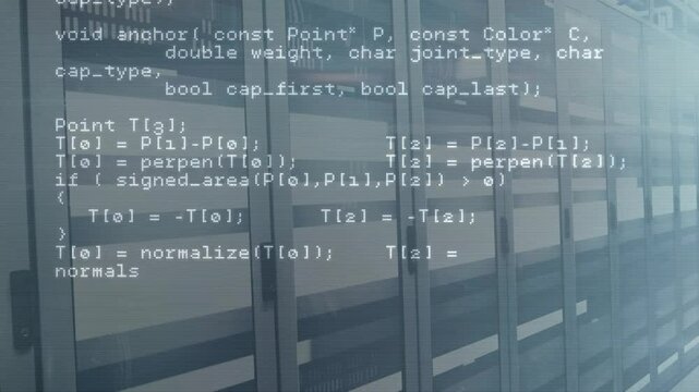 C++ editor scrolling upward after launch revealing HTTP calls and geometry functions for overview
