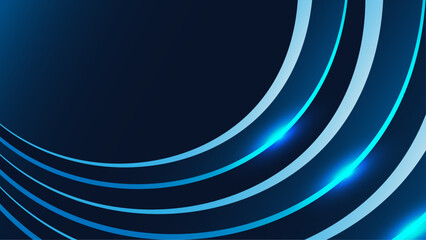 Futuristic Blue Gradient Vector Background
