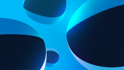 Futuristic Blue Gradient Vector Background