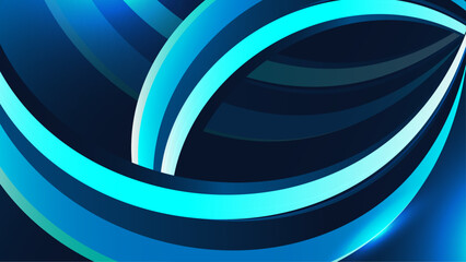 Futuristic Blue Gradient Vector Background