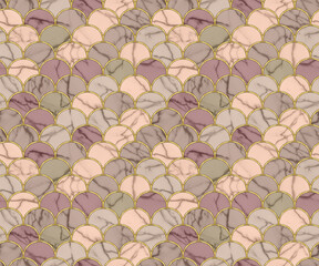 Arc seamless, inlay. Stained glass window for interior design. Art deco. Leaded pane. Oriental pattern for wallpapers, textile print, tile. Marble texture. Print for t-shirts, linens, textile.