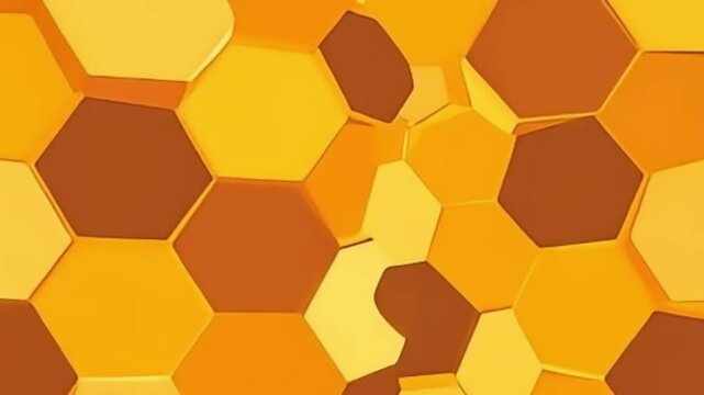 retro hexagon loop, 70s vector animation, seamless hexagon background, retro geometric motion, looping vector pattern, 4K retro animation, flat color loop, vintage hexagon animation, retro style