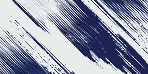Abstract halftone wave dots background. Futuristic twisted grunge pattern, dots, circles. Vector modern optical pop art texture for posters, business  modern grunge