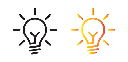 light bulb idea concept