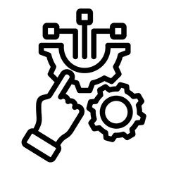 Digital Transformation Icon