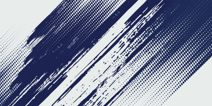 Abstract halftone wave dots background. Futuristic twisted grunge pattern, dots, circles. Vector modern optical pop art texture for posters, business  modern grunge