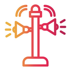 speaker Line Gradient Icon
