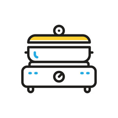 Multi color icon for cooking